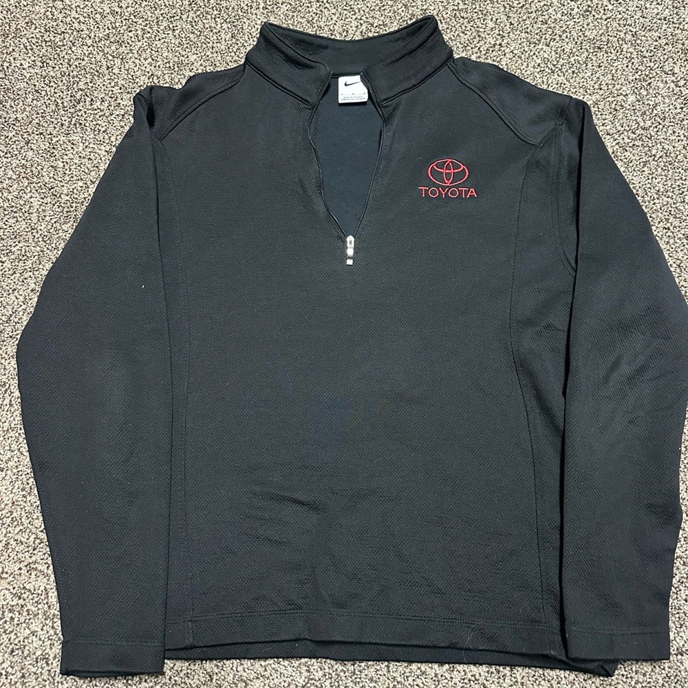 Nike Toyota Black Quarter-Zip Pullover